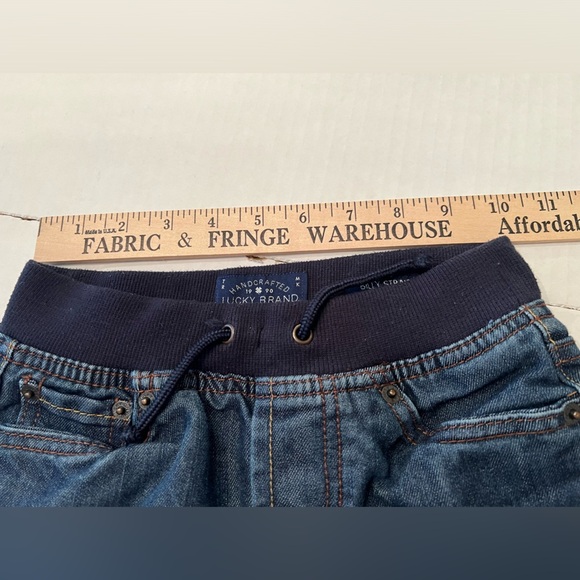 LUCKY BRAND BILLY STRAIGHT KIDS DRAWSTRING JEANS.  SIZE 6. - Picture 8 of 10